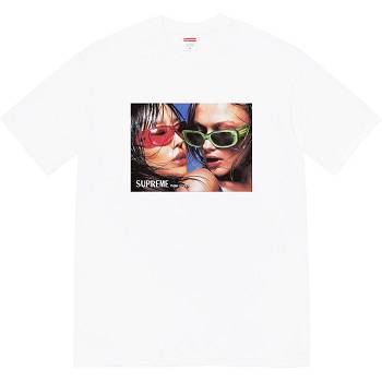 Supreme Eyewear Tee T Shirts White | IL226YU