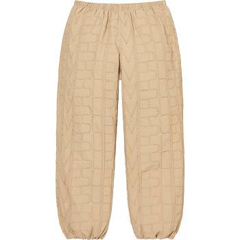 Supreme Repeat Stitch Track Pant Pants Brown | IL398CE