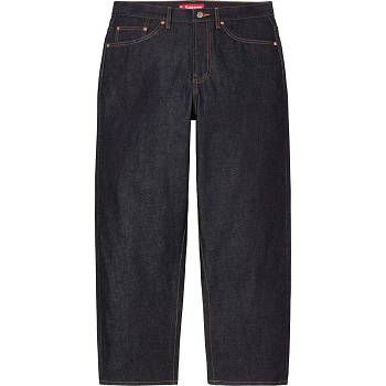 Supreme Rigid Baggy Jean Pants Black | IL427NB